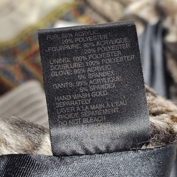 Womens Leopard Print Faux Fur Scarf Mob Wife Luxe Glamourous - Picture 4 of 5